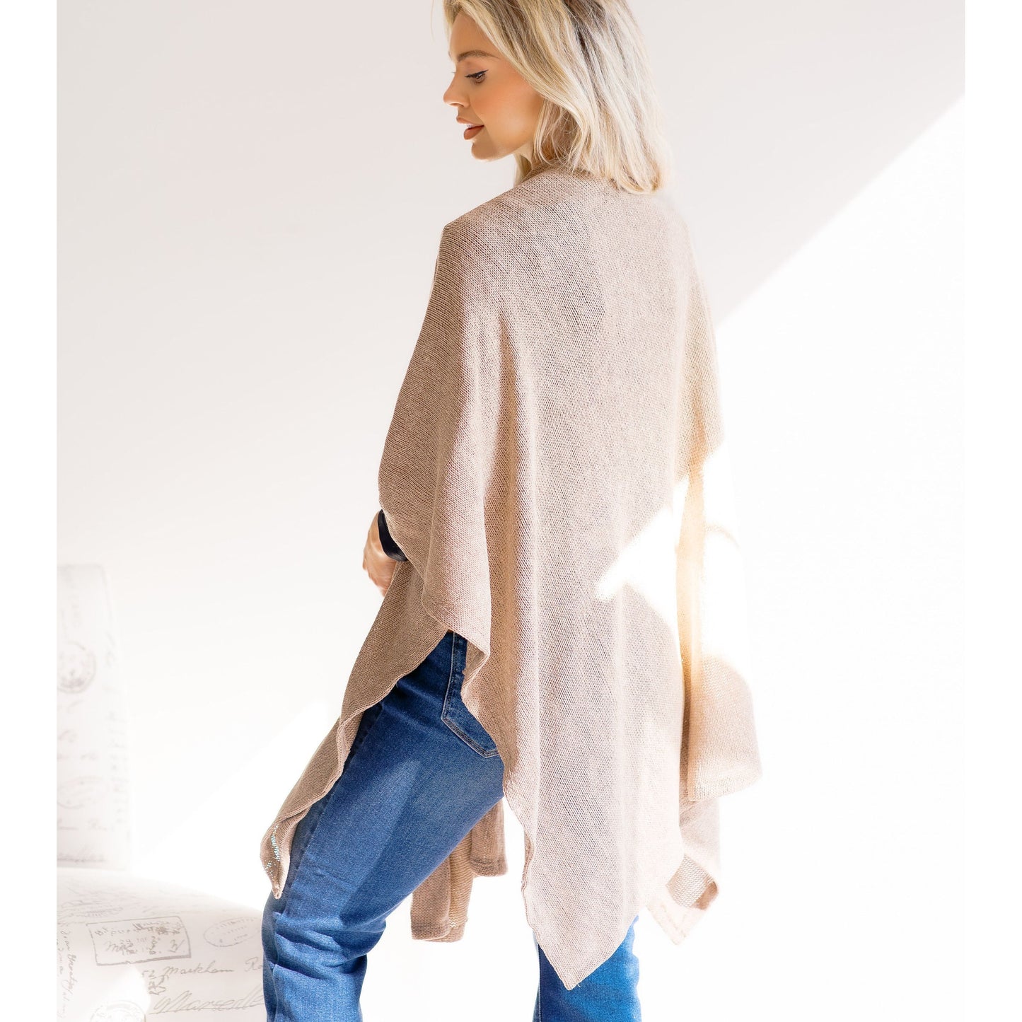 Latte Luxe Poncho