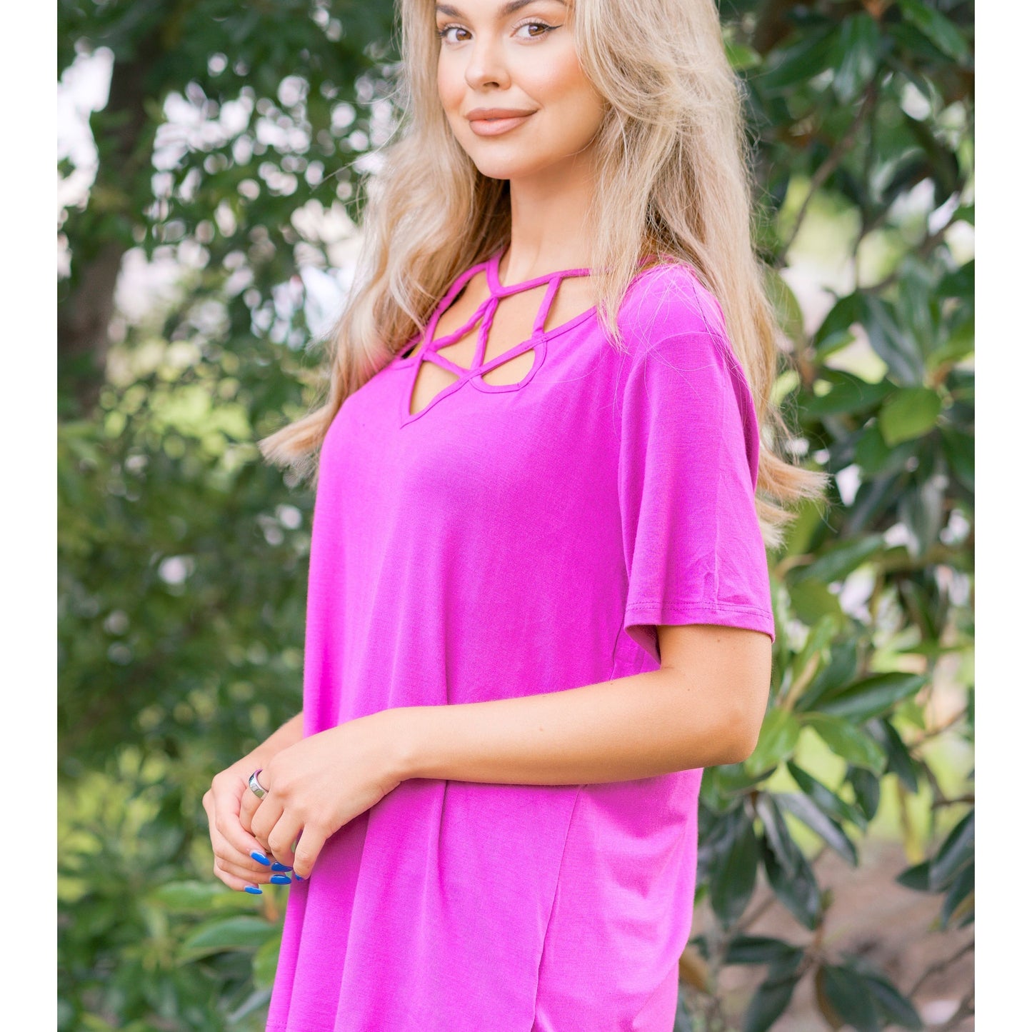 Electric Orchid Tee