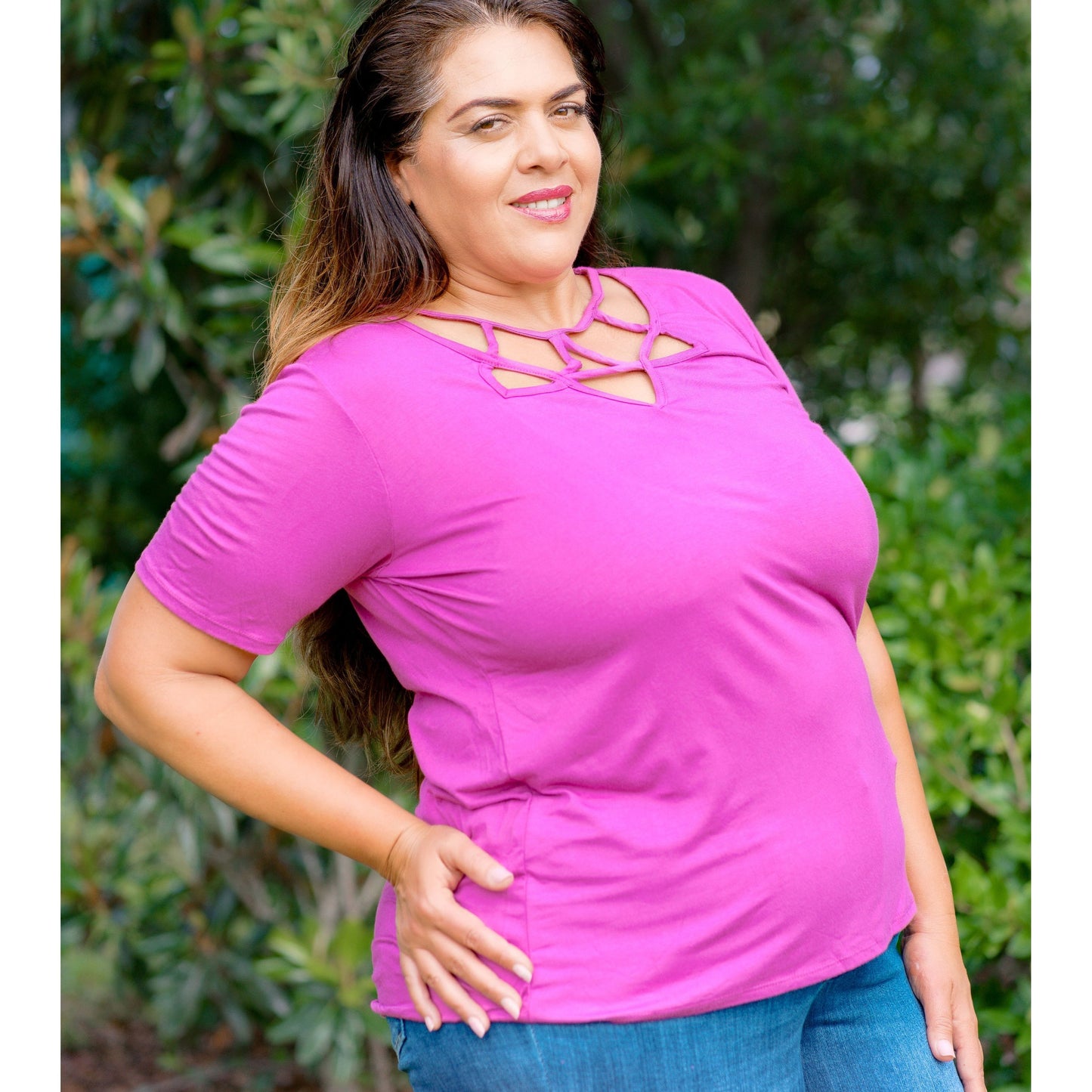 Electric Orchid Tee