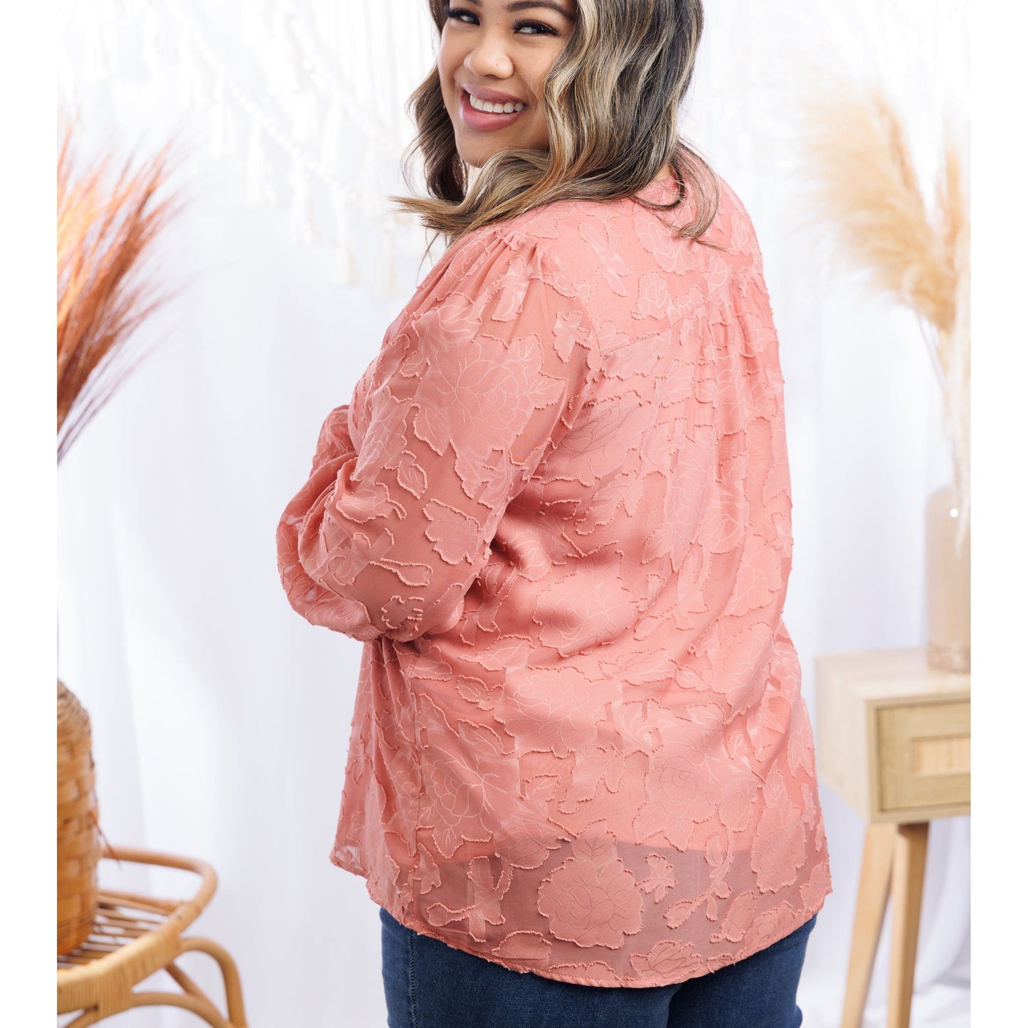 Pink Rose - Long Sleeve