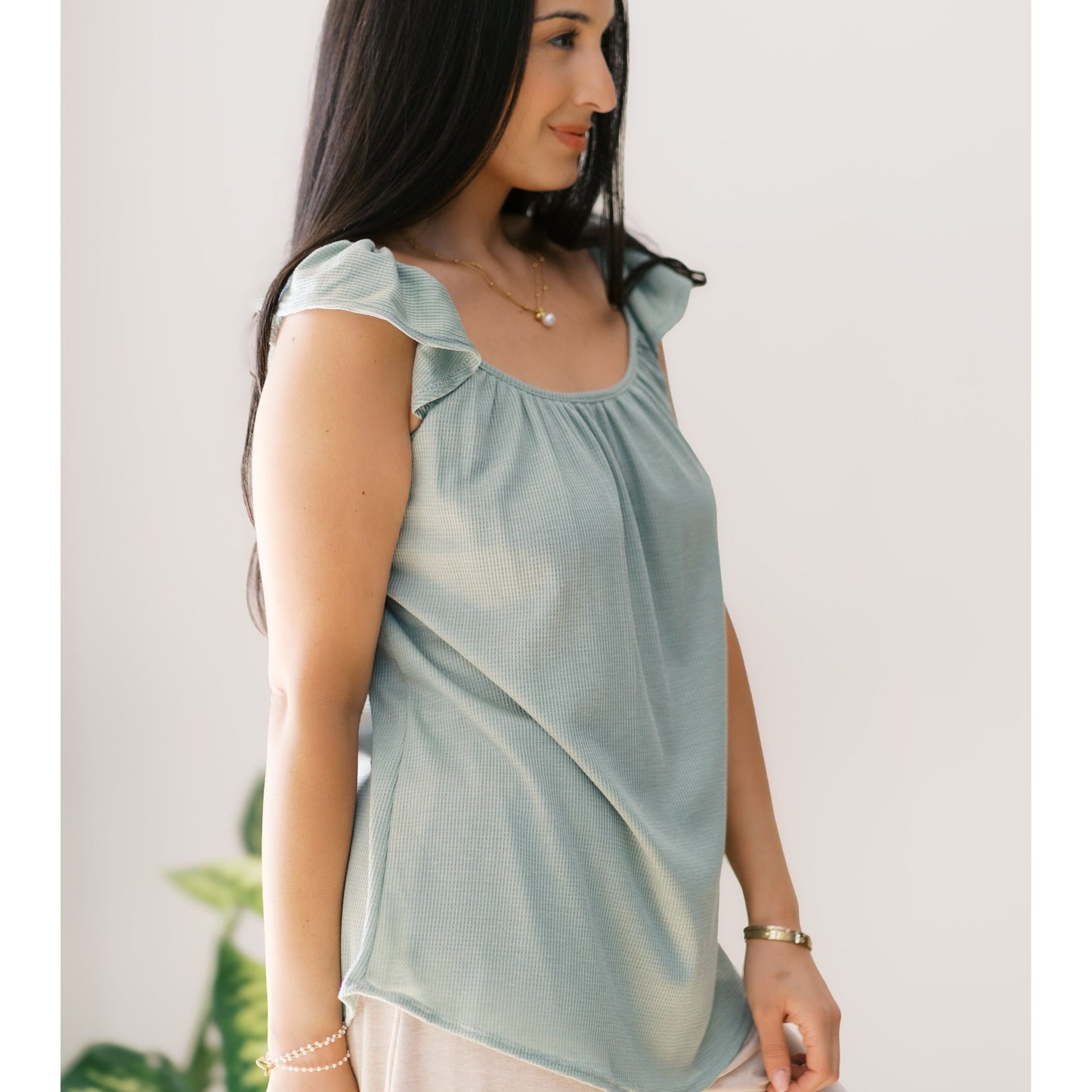 Sage The Day Top