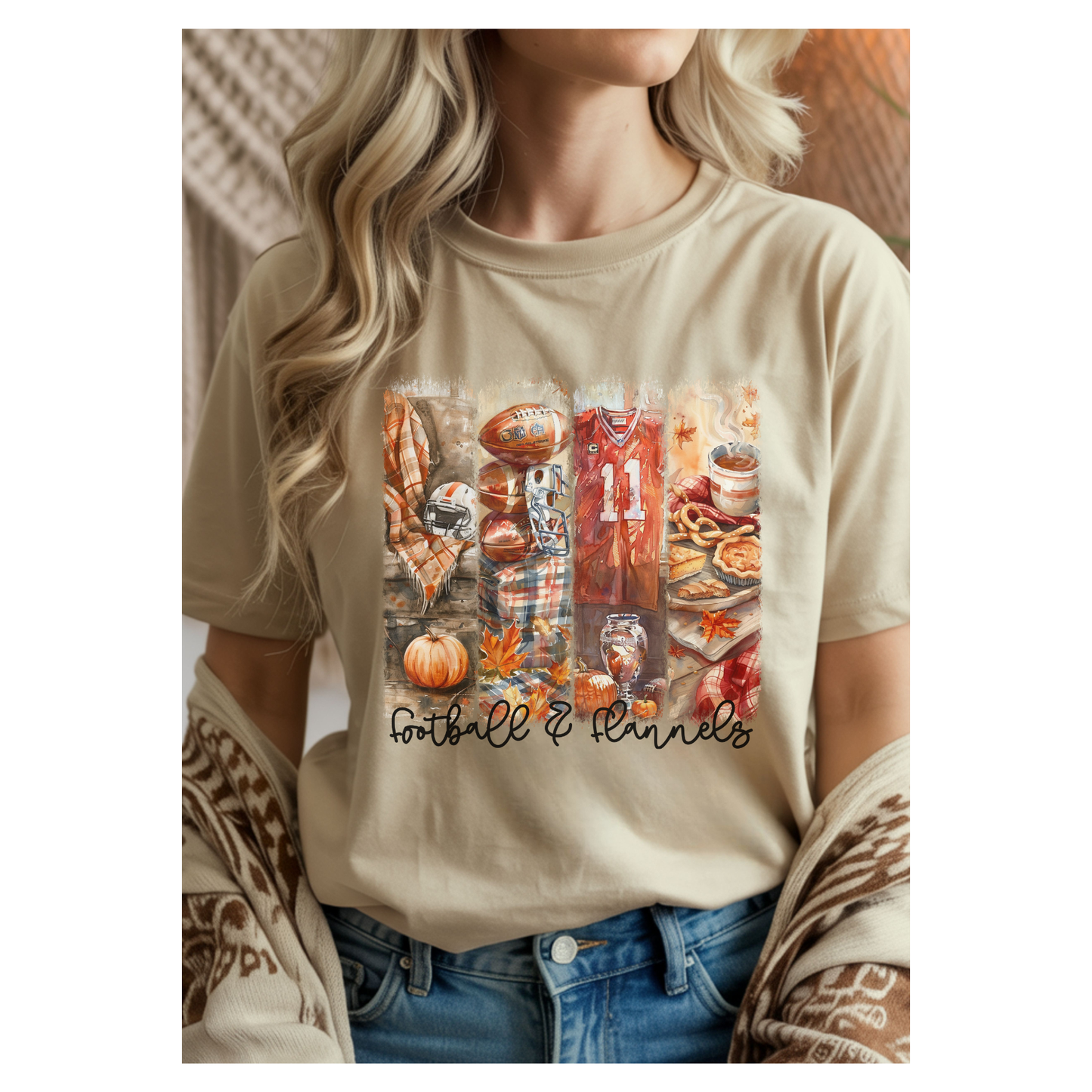 Football & Flannels Graphic Tee