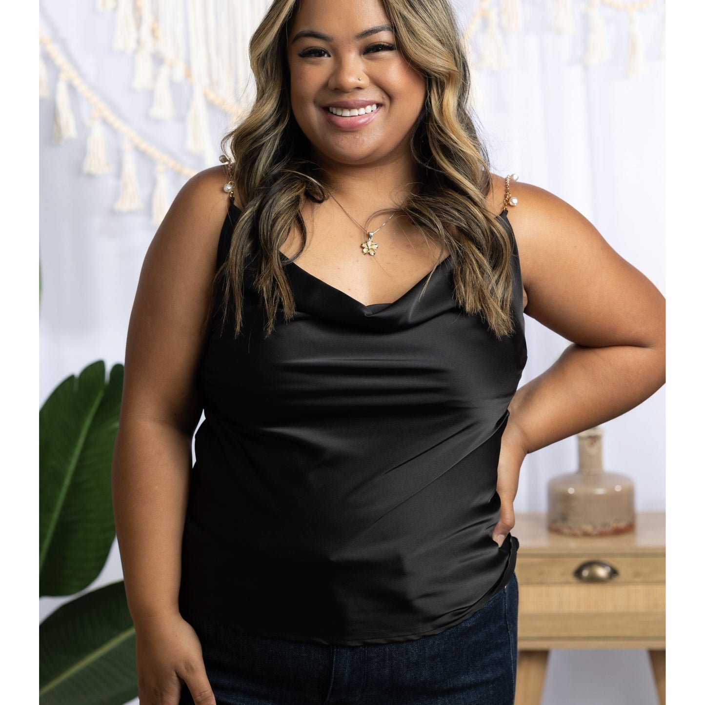 Satin & Pearls - Cami