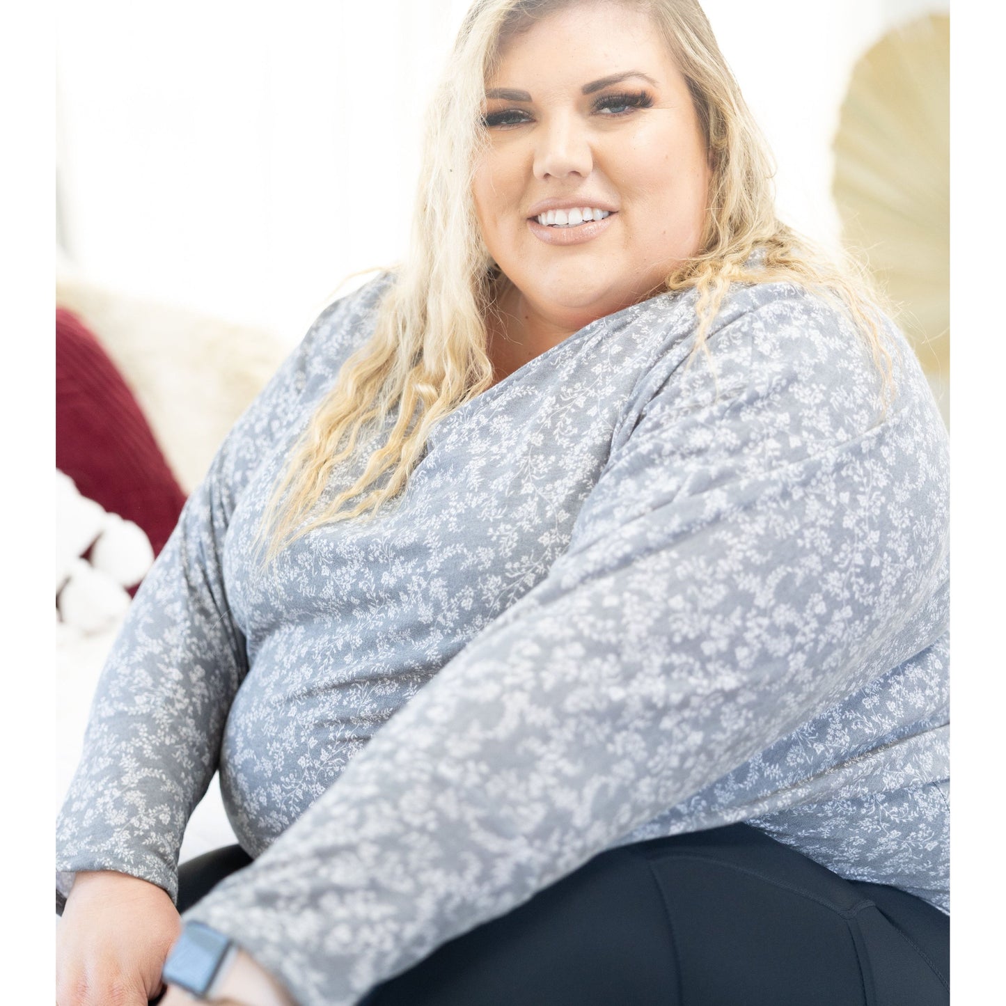 Wispy Floral Dolman