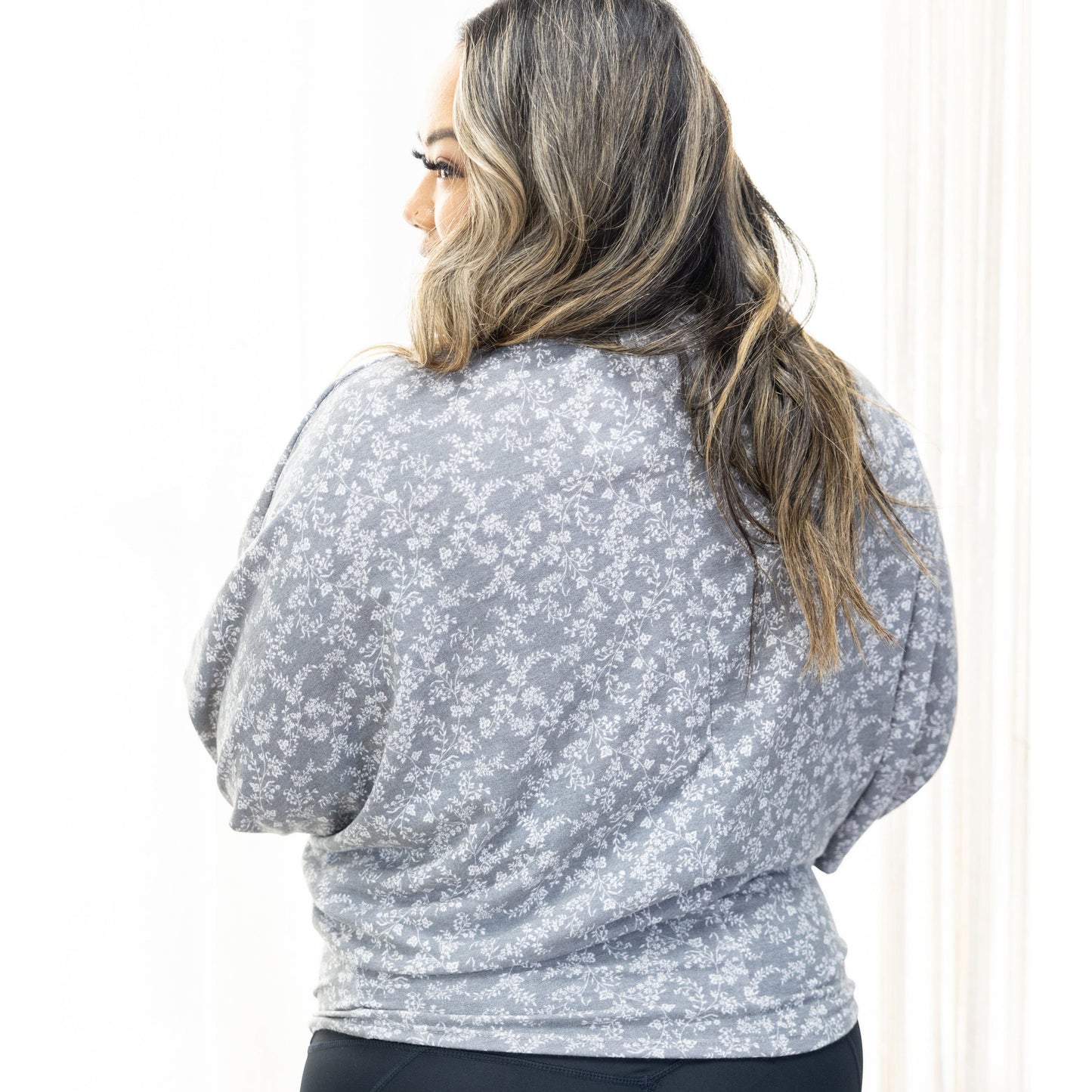 Wispy Floral Dolman