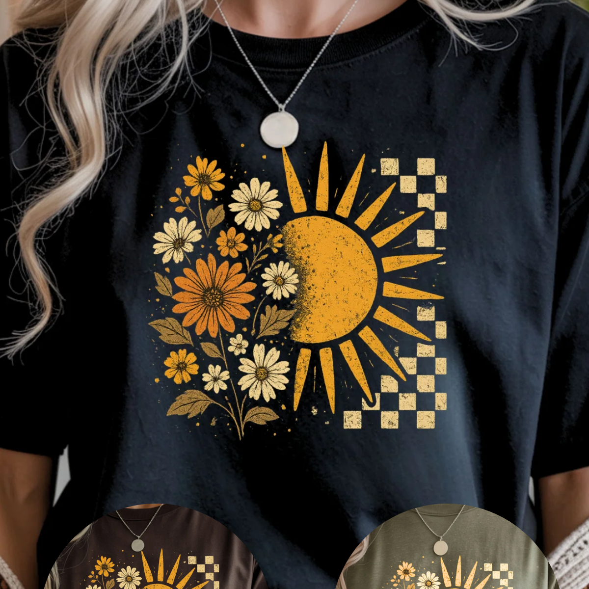 Floral Sun T-Shirt