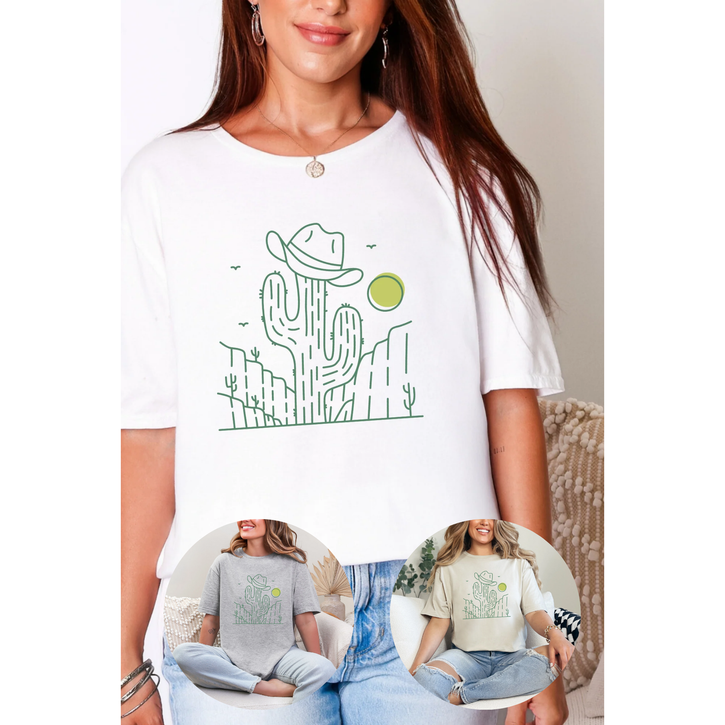 Cowboy Cactus Graphic Tee