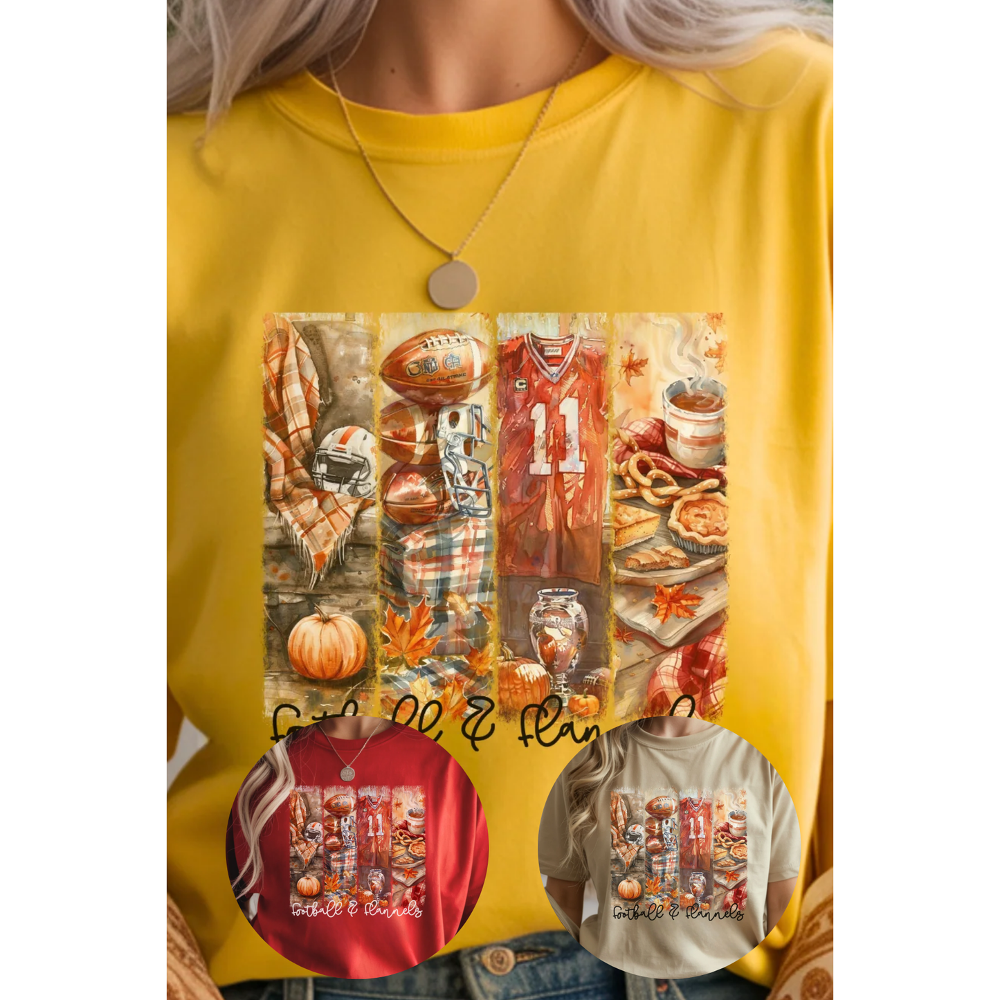 Football & Flannels Graphic Tee