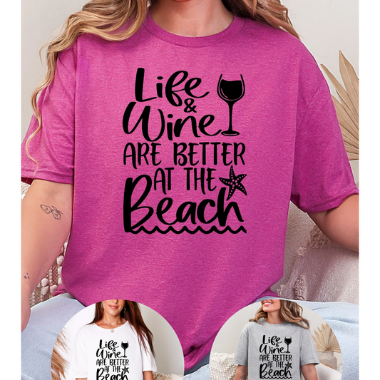 Wine On The Beach T-Shirt