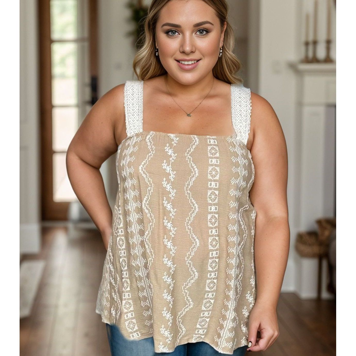 Aztec Sands Sleeveless Top