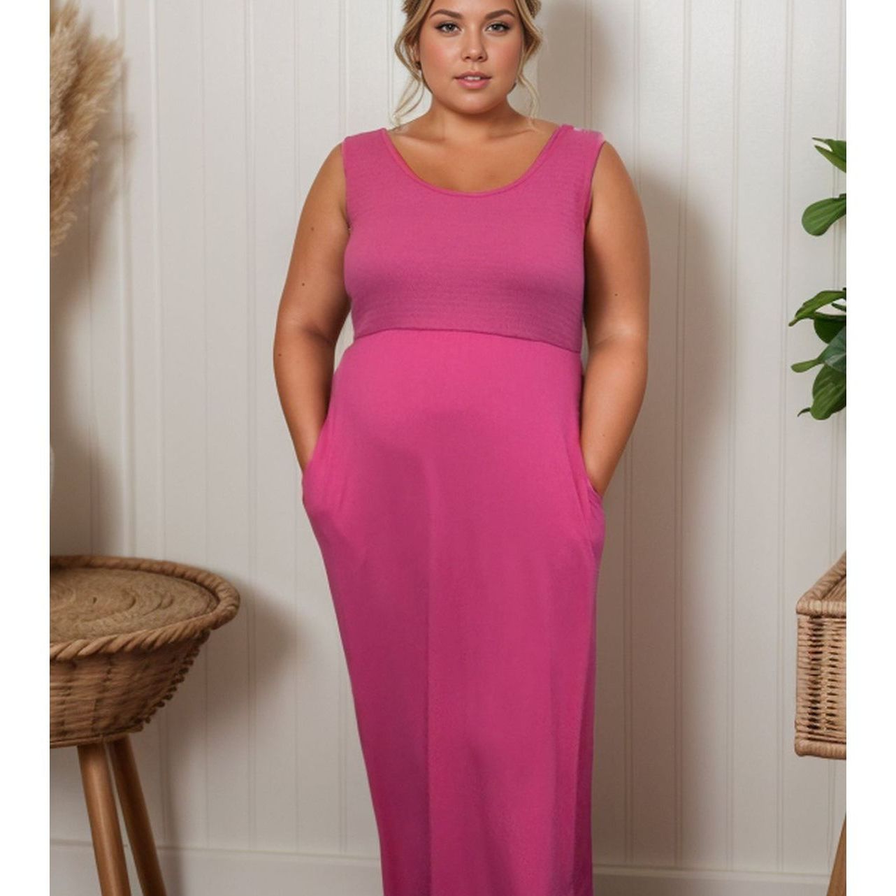 Begonia Beauty Maxi Dress