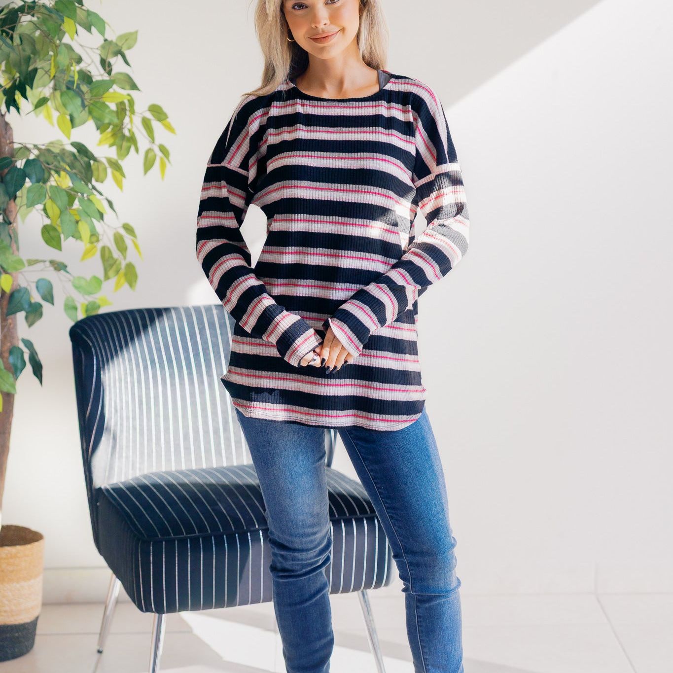 Blush Veil Horizon Pullover