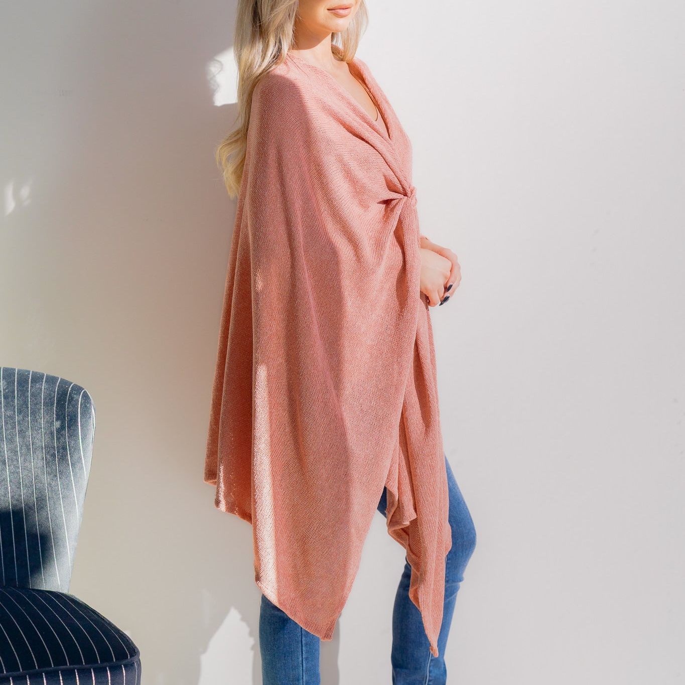 Blush Whisper Poncho