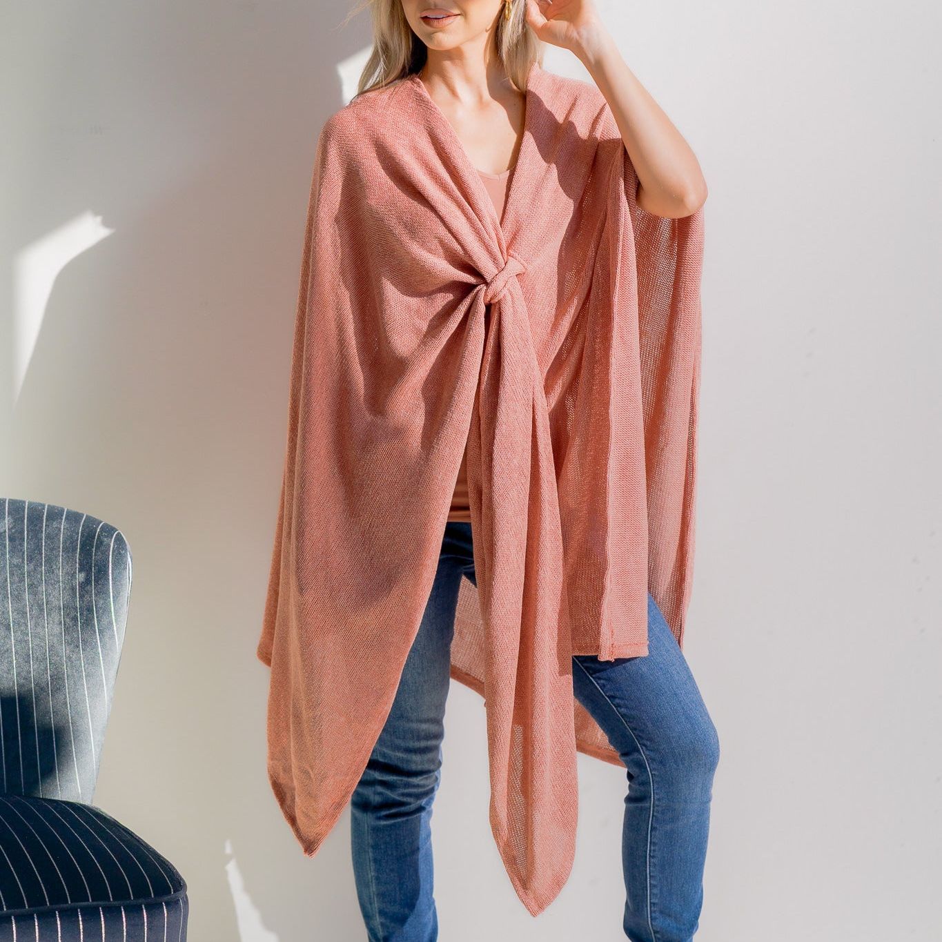 Blush Whisper Poncho