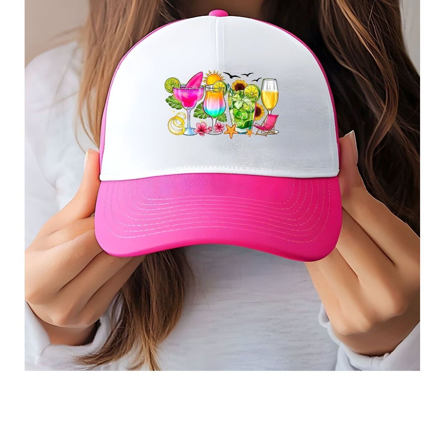 Summer Cocktails Trucker Hat