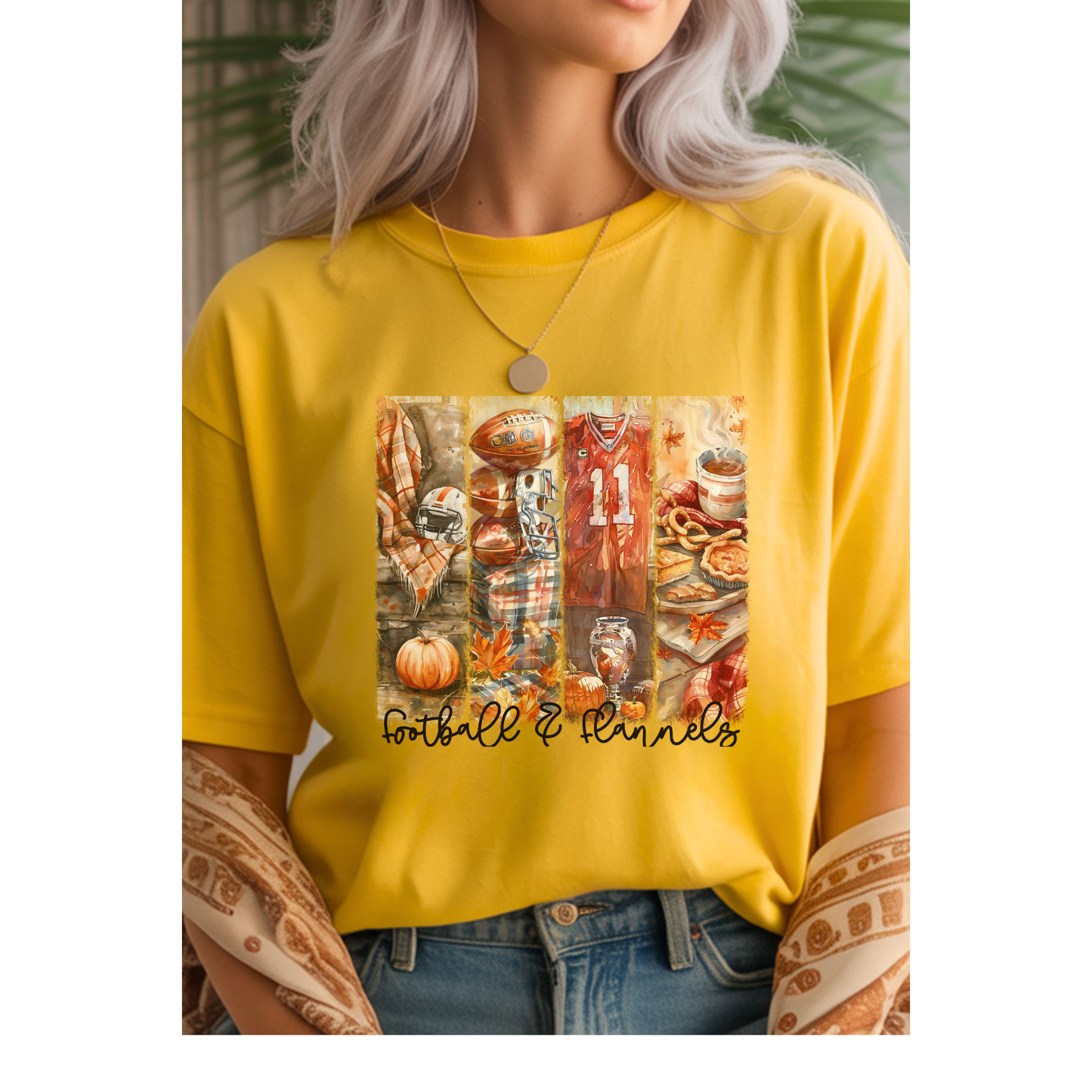 Football & Flannels Graphic Tee