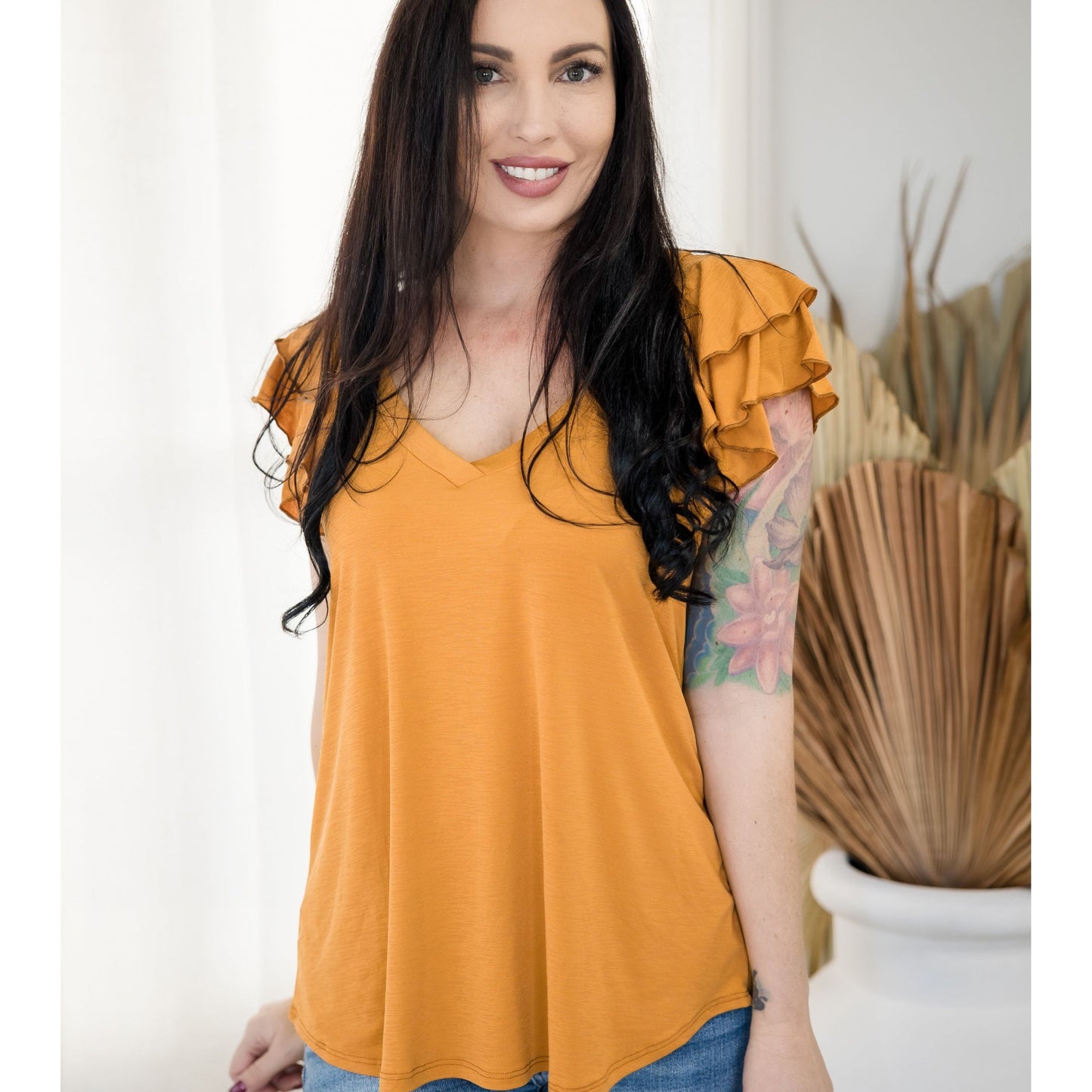 Dubai Double Ruffle Top