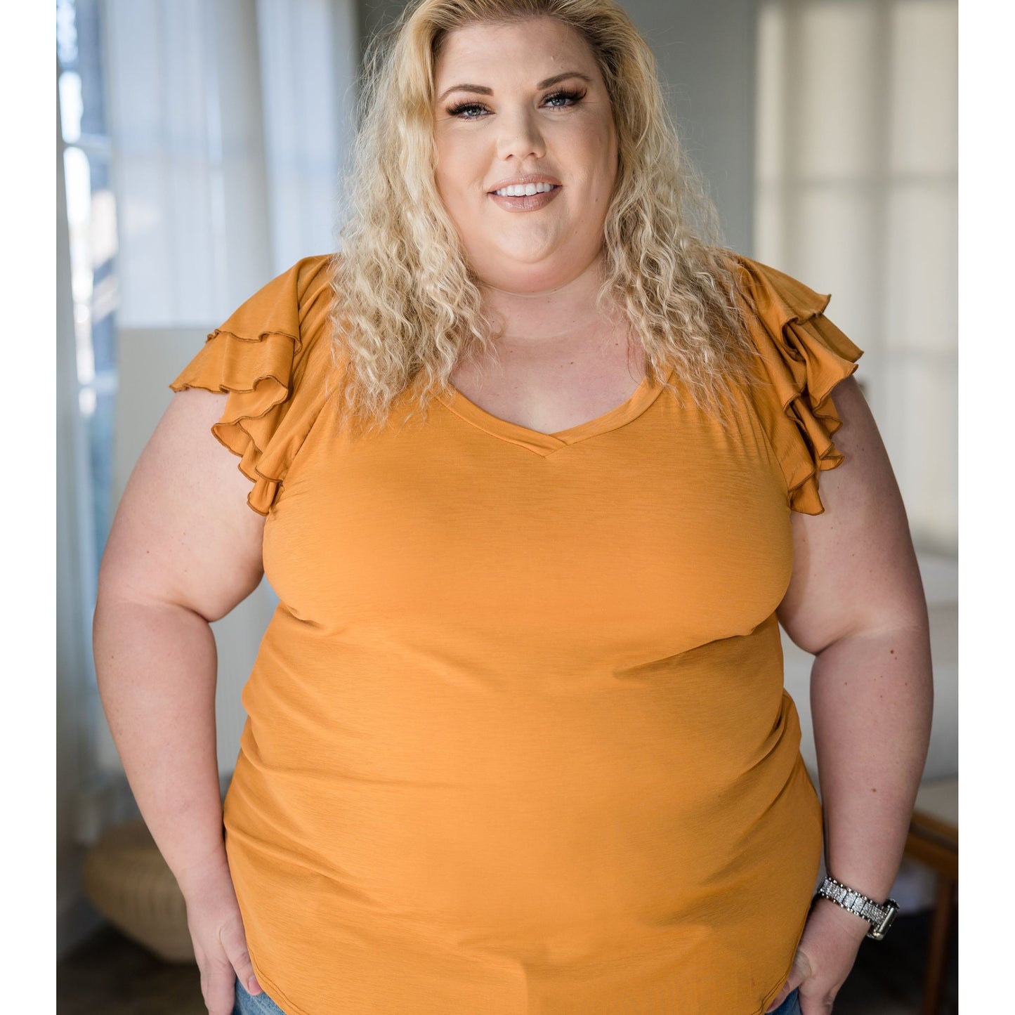 Dubai Double Ruffle Top