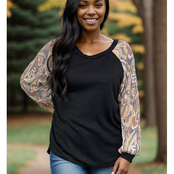 Enigmatic Beauty Raglan