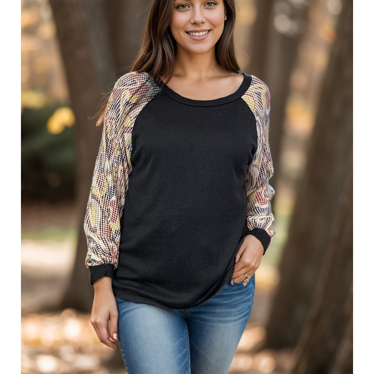 Enigmatic Beauty Raglan