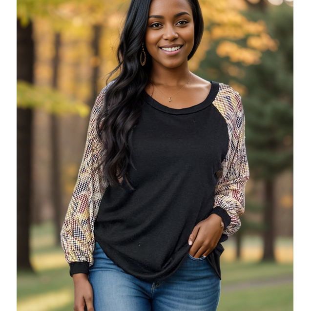 Enigmatic Beauty Raglan