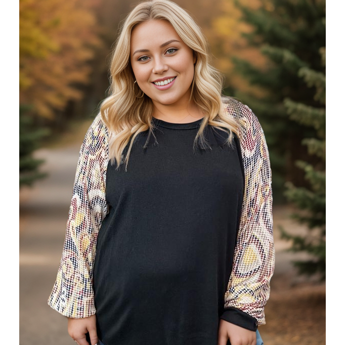 Enigmatic Beauty Raglan