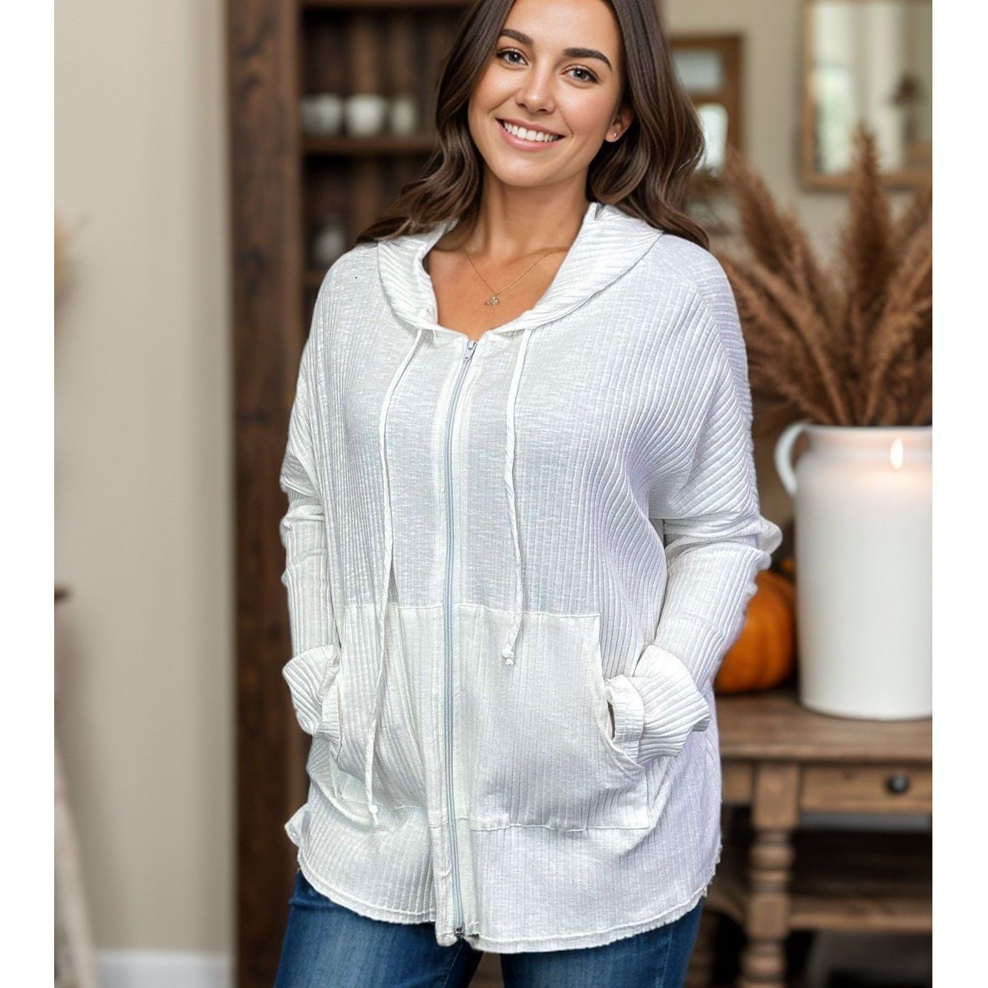 Fashion Flurry - Zip Up Hoodie