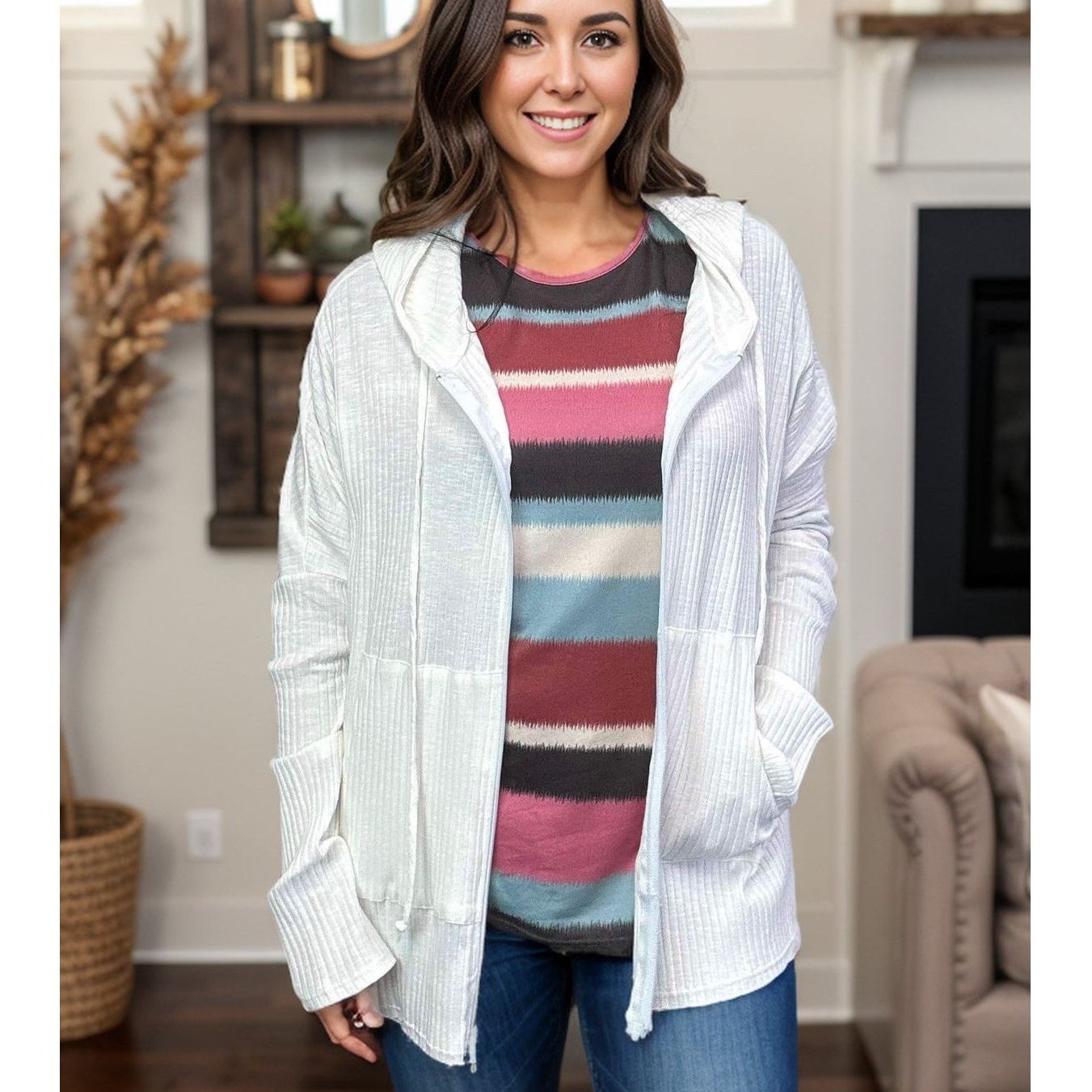 Fashion Flurry - Zip Up Hoodie