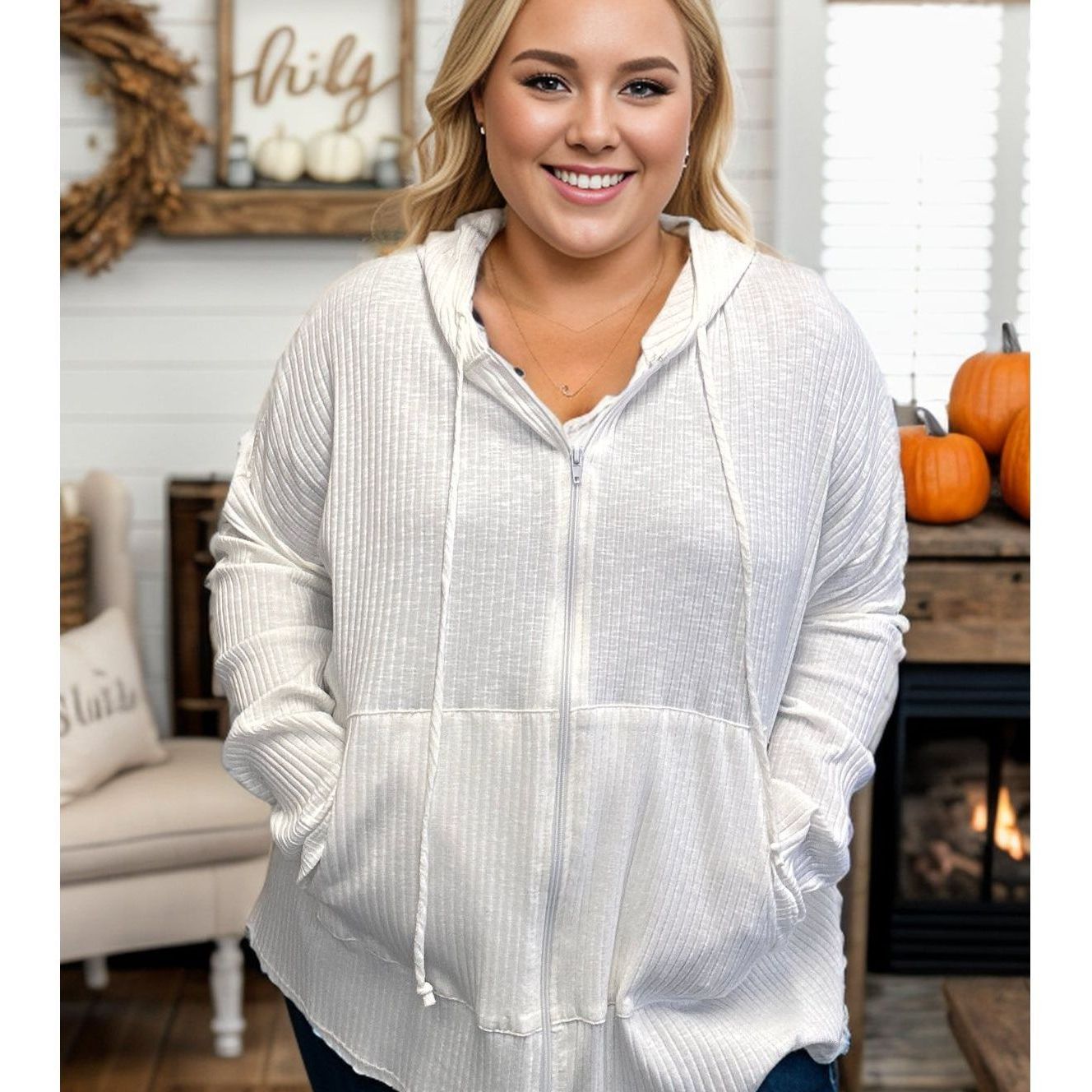 Fashion Flurry - Zip Up Hoodie