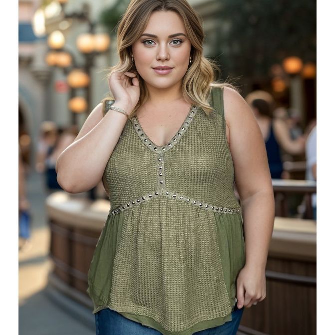 Give Me That Edge - Sleeveless Top