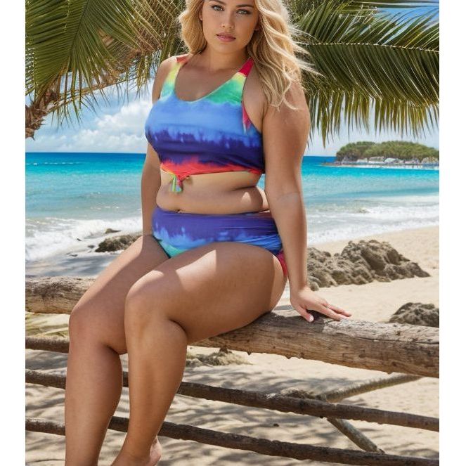 Happy Horizons Two Piece Swimsuit