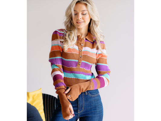 Enchanted Hues Crop Sweater
