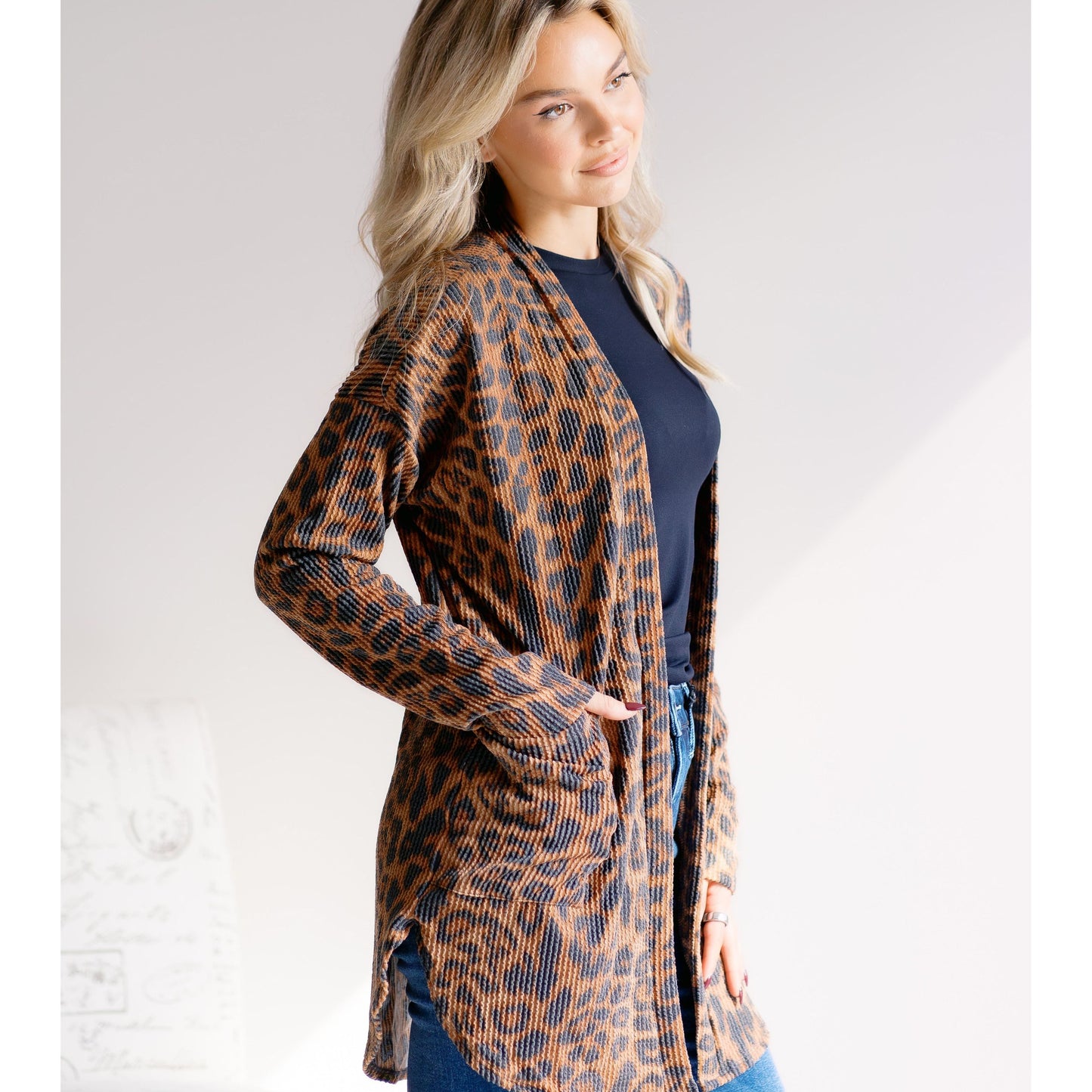 Brown Sugar Spots Cardigan