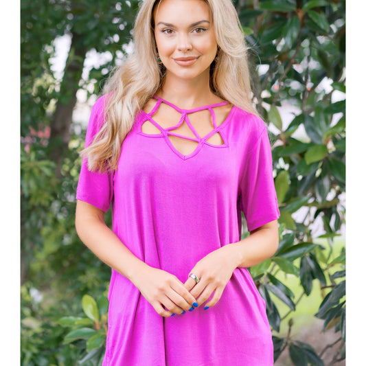 Electric Orchid Tee