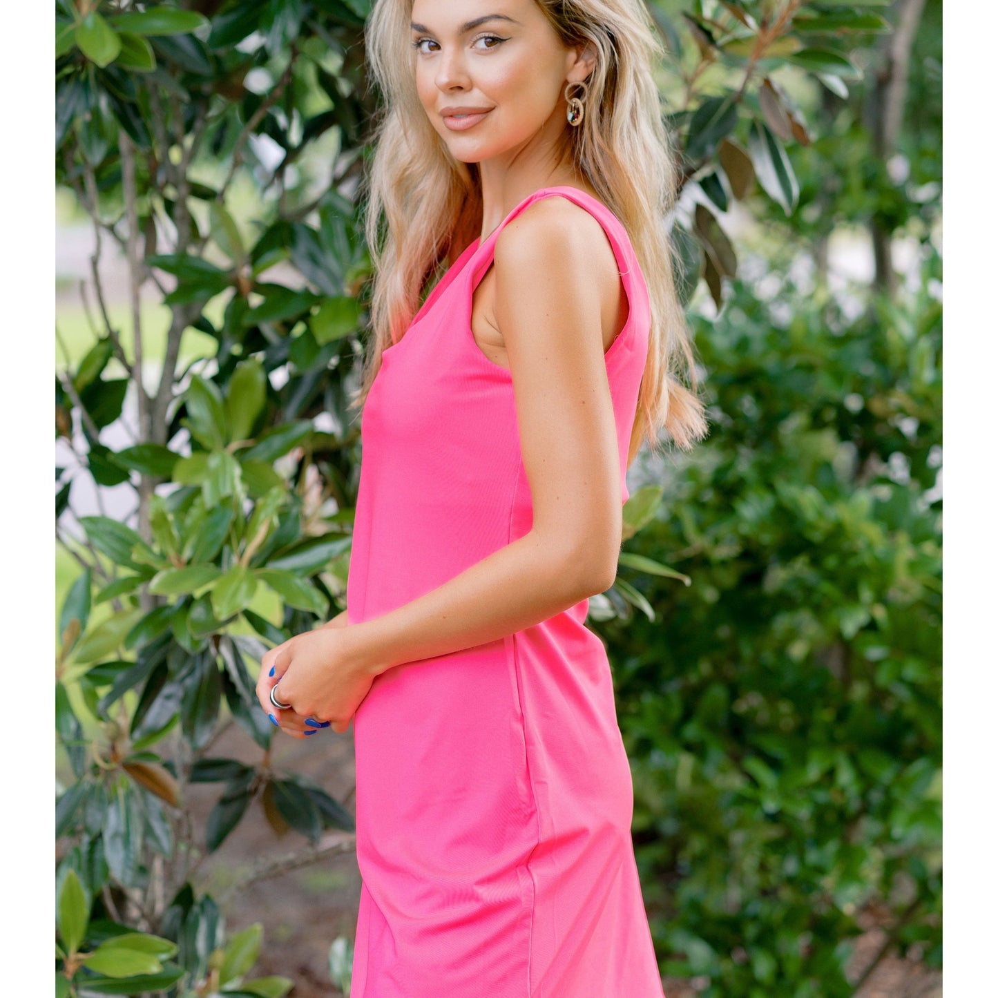 Midnight Flamingo Dress