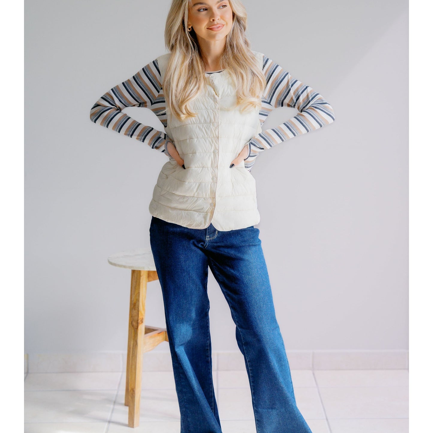 Ivory Glow Vest