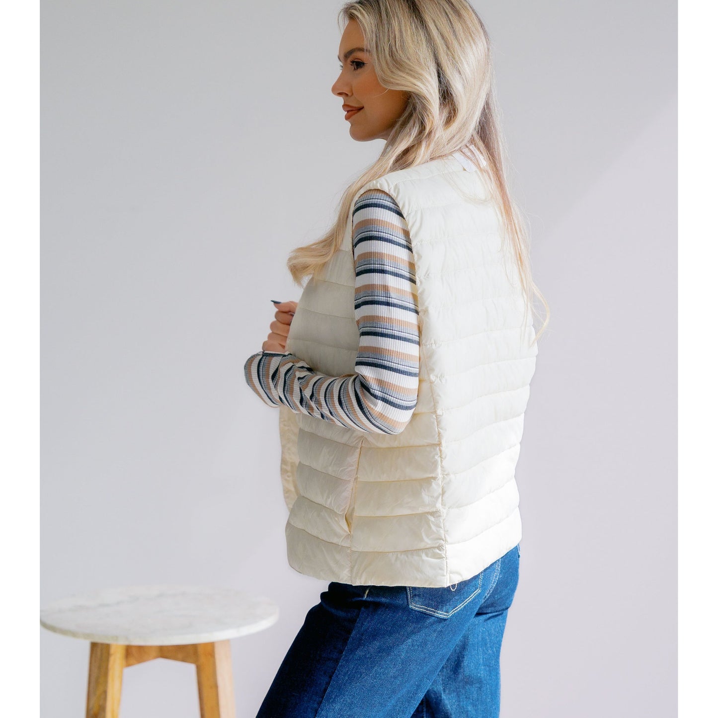 Ivory Glow Vest