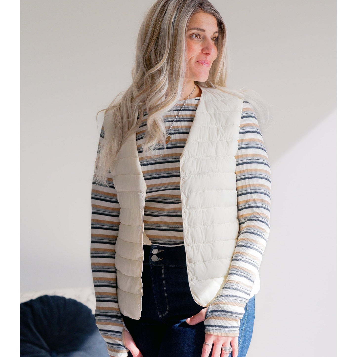 Ivory Glow Vest