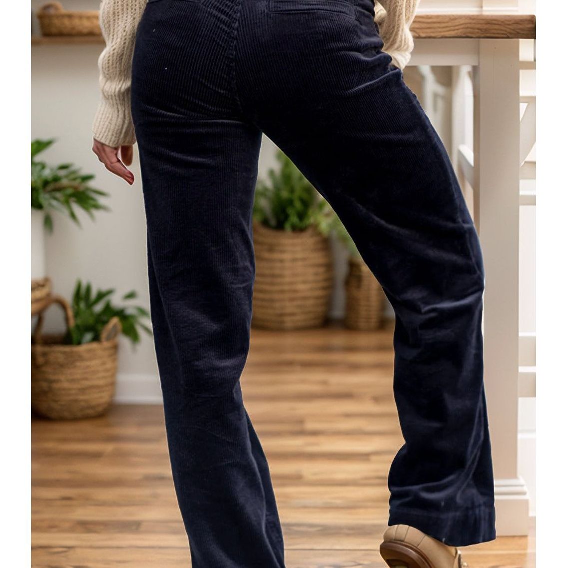 Judy Blue Corduroy Wide Leg - Black