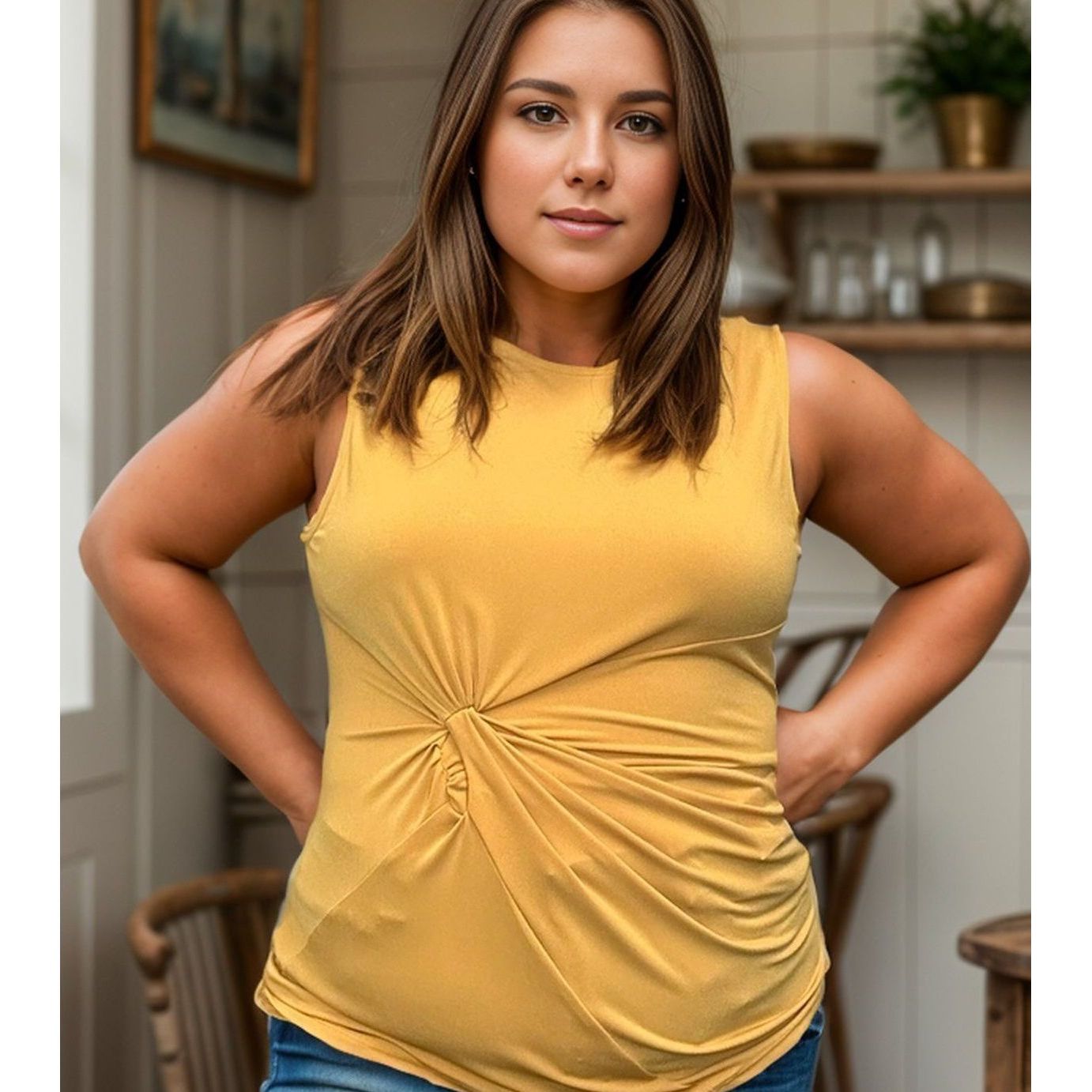 Just Let Me Adore You - Sleeveless Top