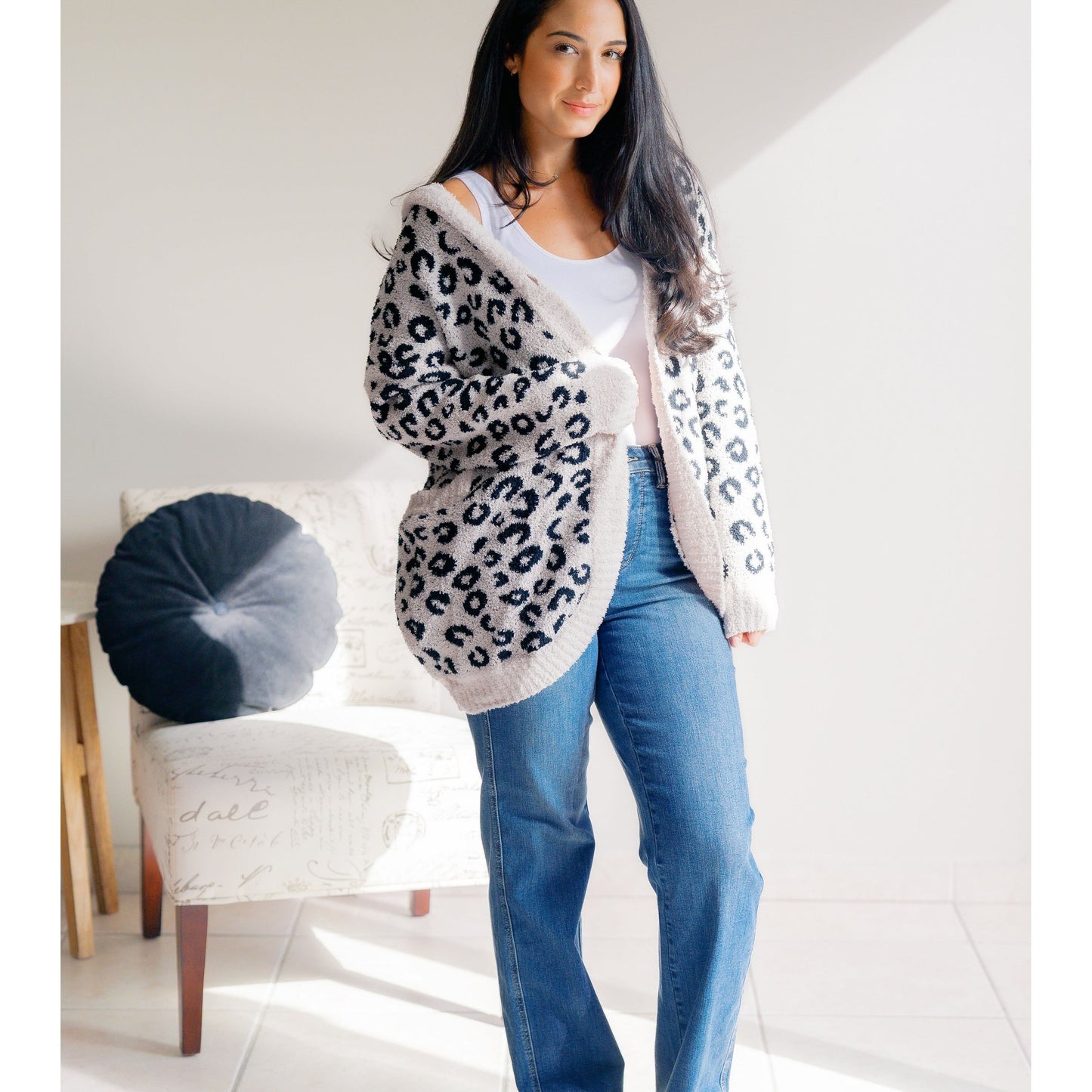 Leopard Luxe Sweater Hoodie