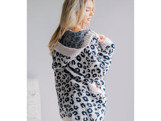 Leopard Luxe Sweater Hoodie