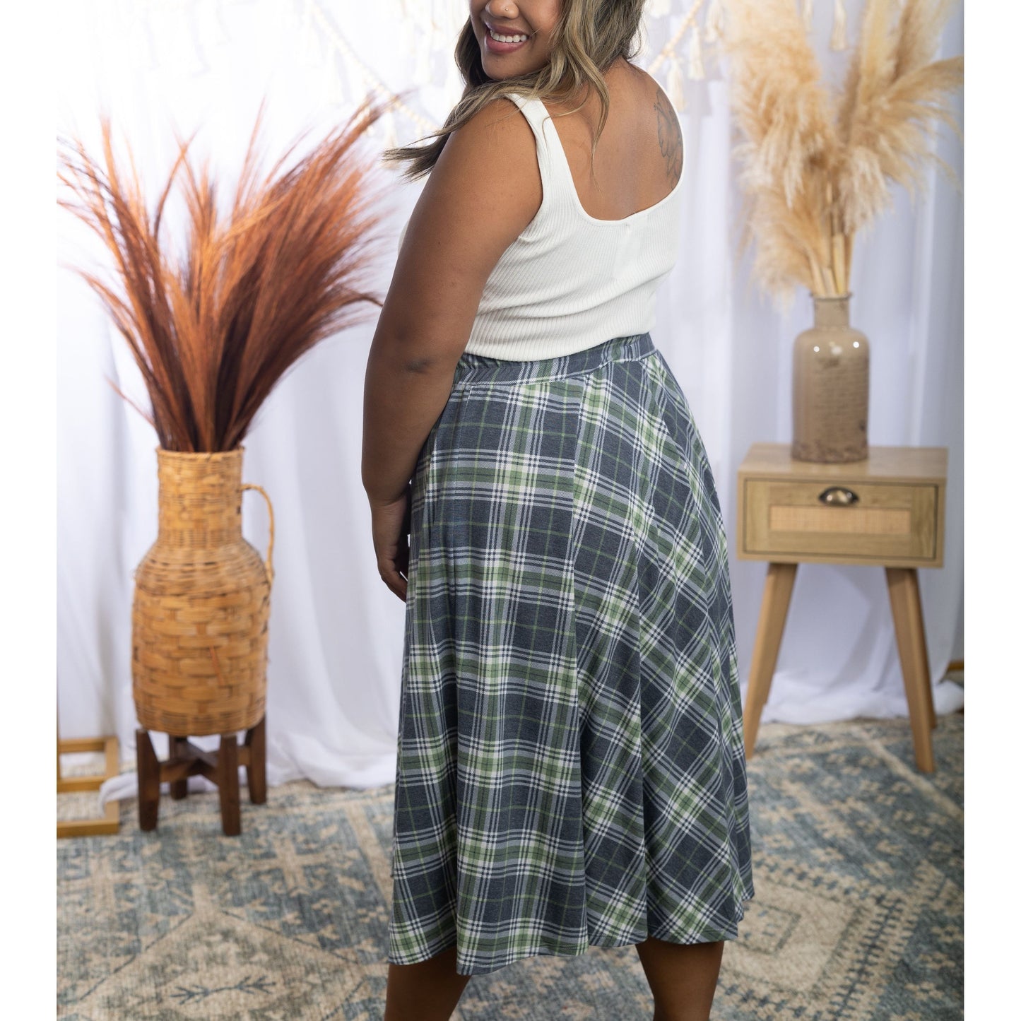 Playful In Plaid - Skirt