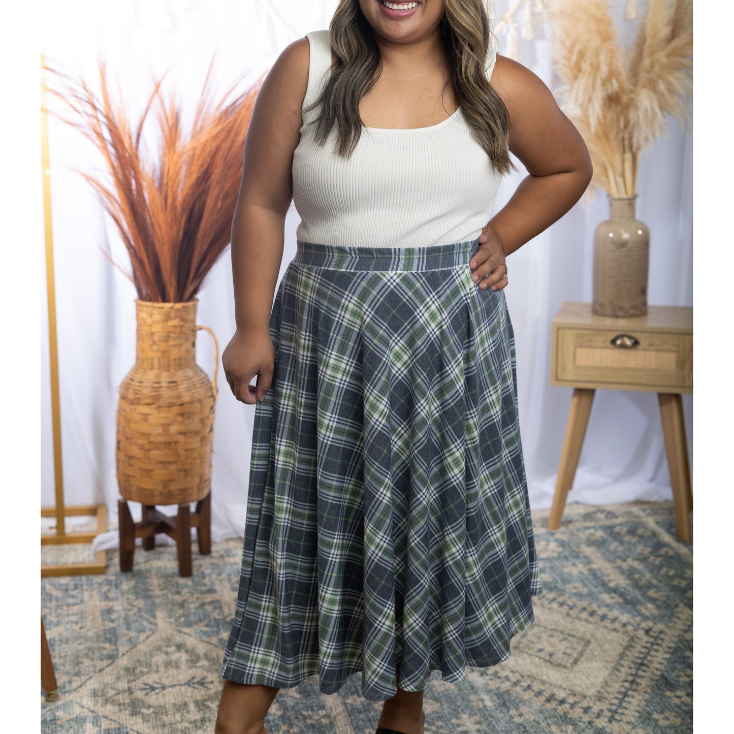 Playful In Plaid - Skirt