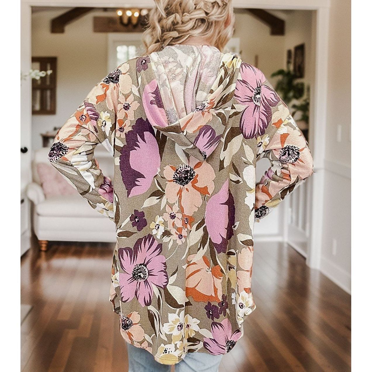Pop Of Floral - Cardigan
