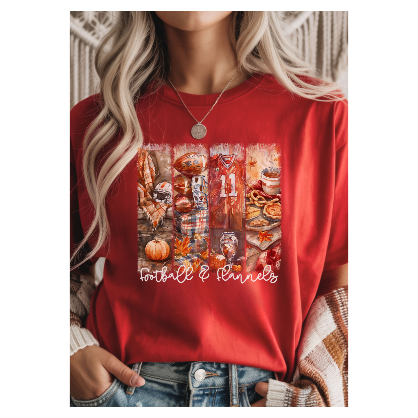 Football & Flannels Graphic Tee