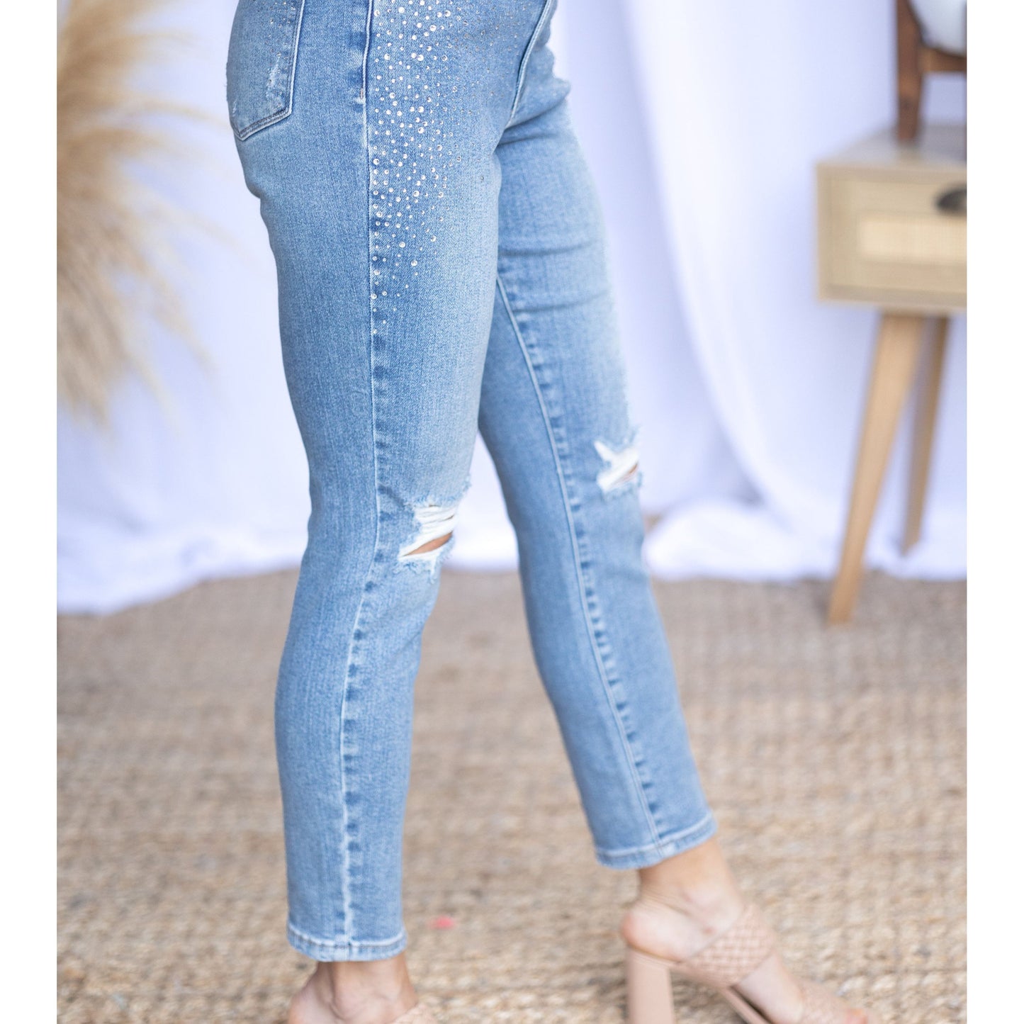 Rhinestone Beauty - Judy Blue Slim Fit