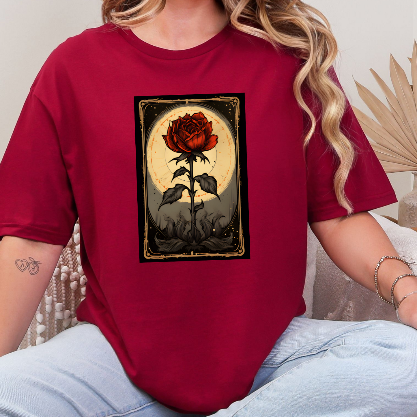 Rose Card Graphic Tee