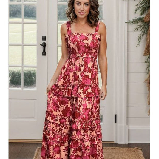 Ruffled Sweetheart - Maxi Dress