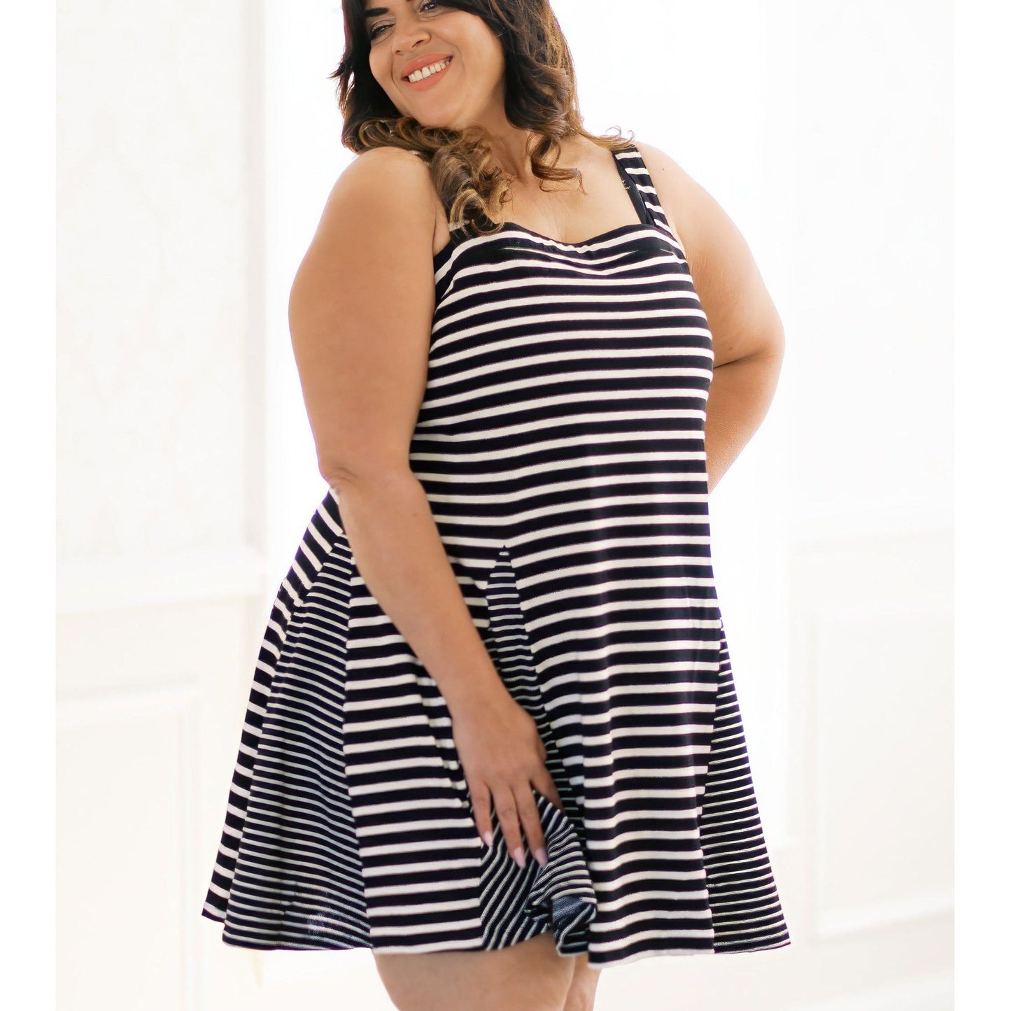 Sail With Me Dress - Plus